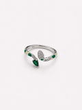 Anillo Esmeralda Serpentina
