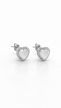 Aretes Pearl Heart
