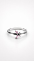 Anillo Mariposa Rosa