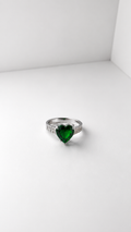 Anillo Esmeralda Heart