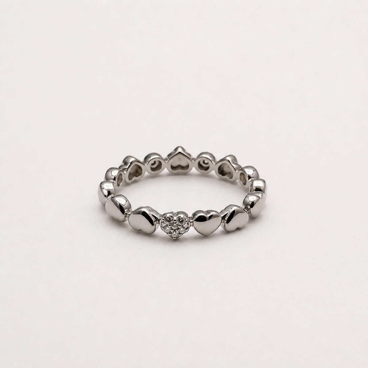 Anillo Corazones Eternos