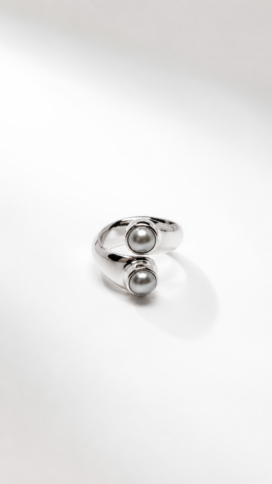 Anillo Perla Duo