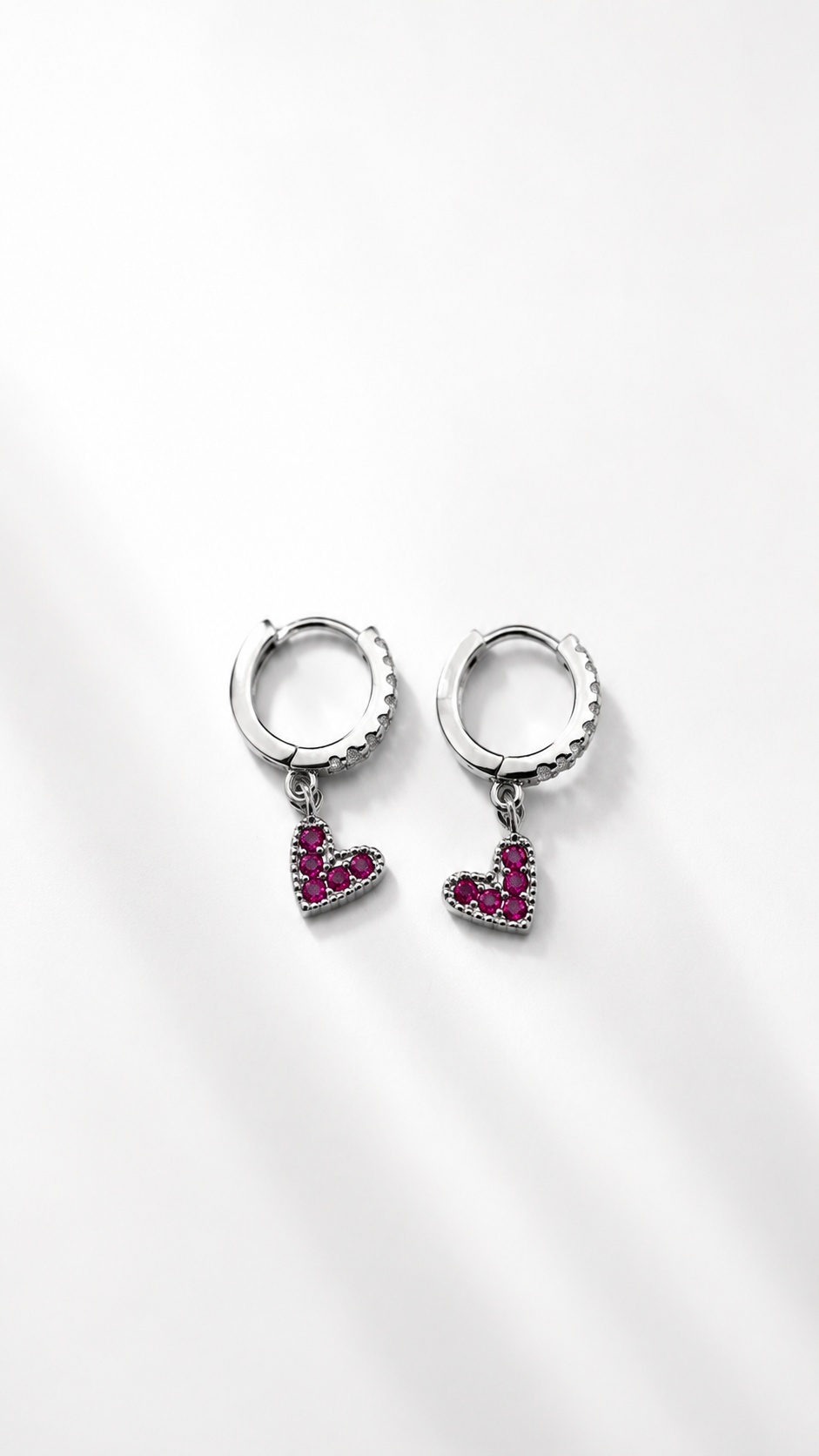 Aretes Pink Heart