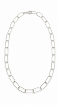 Cadena Paperclip Diamantada